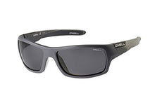 Load image into Gallery viewer, O'Neill Men's Barrel Polarized Wrap Sunglasses, Matte Gray Surfboard, 62 mm