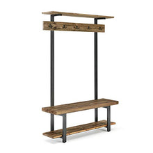 Load image into Gallery viewer, Sonoma Entryway Hall Tree with Bench, Shelves & Coat Hooks