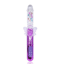 Load image into Gallery viewer, Telescopic Waterproof USB Cable Rechargeable Handheld Massager V4678 Bead Dual Motor Silent Rotating Easy to Carry Vi