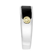 Load image into Gallery viewer, Effy 925 Sterling Silver & 18K Yellow Gold Onyx Ring, 0.4 TCW IRL0J760XX