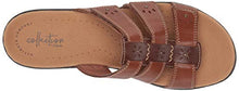 Load image into Gallery viewer, Clarks womens Leisa Spring Sandal, Brown Multi Leather, 6.5 US