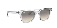 Load image into Gallery viewer, Ray-Ban RB4323 Square Sunglasses, Transparent/Clear Gradient Grey, 51 mm