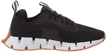 Load image into Gallery viewer, Reebok Men's Zig DYNAMICA Sneaker, Black/White/Gum, 9.5