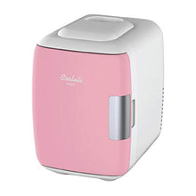 Load image into Gallery viewer, Cooluli Skincare Mini Fridge for Bedroom - Car, Office Desk & Dorm Room - Portable 4L/6 Can Electric Plug In Cooler & Warmer for Food, Drinks, Beauty & Makeup - 12v AC/DC & Exclusive USB Option, Pink