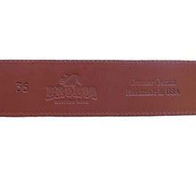 Load image into Gallery viewer, Genuine Full Quill Ostrich Handmade 1 ½” Bronco Belts