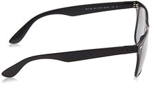 Load image into Gallery viewer, Ray-Ban Unisex-Adult RB4195 Wayfarer Liteforce Sunglasses, Matte Black/Grey Gradient Mirror, 52 mm