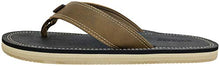 Load image into Gallery viewer, Dockers Men's Flip Flop Sandal ; Classic Comfort Footbed with Two-Tone Upper, size 8 to 9/8-9 (Black Pebble)