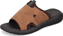 Load image into Gallery viewer, Dockers Mens Shawn SupremeFlex Slide Sandal, Tan, 7 M