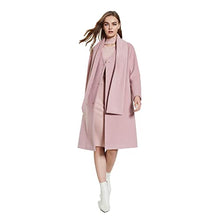 Load image into Gallery viewer, MIEGOFCE Women Elegant V-Neck Double-Breasted Long Wool Blend Coat 2022 Spring Autumn Slim Jacket Cashmere Female Overcoat