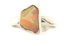 Load image into Gallery viewer, Natural Ethiopian Opal 925 Solid Sterling Silver Ring Size 6