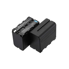 Load image into Gallery viewer, Powerextra 2 Pack Replacement Sony NP-F970 Battery Compatible with Sony DCR-VX2100, DSR-PD150, DSR-PD170, FDR-AX1, HDR-AX2000, HDR-FX1, HDR-FX7, HDR-FX1000, HVL-LBPB, HVR-HD1000U, HVR-V1U, HVR-Z1P