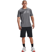 Load image into Gallery viewer, Under Armour Men's Fast Left Chest 2.0 Short-Sleeve T-Shirt , Pitch Gray Medium Heather (013)/Halo Gray , Small