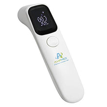 Load image into Gallery viewer, Amplim Hospital Medical Grade Non Contact Digital Clinical Forehead Thermometer for Adults, Kids, Toddlers, Infants, and Babies, FSA HSA Approved, 2001W2, White