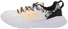 Load image into Gallery viewer, Under Armour Men's Grade School Essential CS Running Shoe, White (101)/White, 6.5