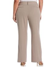 Load image into Gallery viewer, Rafaella Women's Size Curvy-Fit Gabardine Pant, Short Inseam Summer Straw, 18 Plus