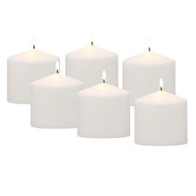 Load image into Gallery viewer, Stonebriar 18 Hour Long Burning Unscented Pillar Candles, 3x3, White