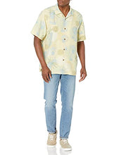 Load image into Gallery viewer, Havana Breeze Men's Hawaiian Shirt Relaxed-Fit Short-Sleeve Shirt Printed 100% Silk Camp Shirt with Pocket,M