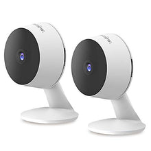 Load image into Gallery viewer, Laview Home Security Camera HD 1080P(2 Pack) AI Human Detection,Include 2 SD Cards,32GB Two-Way Audio,Night Vision,WiFi Indoor Surveillance for Baby/pet,Alexa and Google,Cloud Service (US Server)