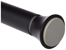 Load image into Gallery viewer, Amazon Basics Tension Curtain Rod, Adjustable 36-54" Width - Chrome, Classic Finial