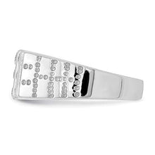 Load image into Gallery viewer, 925 Sterling Silver Mens Cubic Zirconia Cz Band Ring Size 10.00 Man Fine Jewelry For Dad Mens Gifts For Him