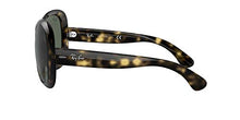 Load image into Gallery viewer, Ray-Ban Women's RB4098 Jackie Ohh II Butterfly Sunglasses, Light Havana/Dark Green, 60 mm