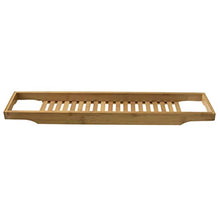 Load image into Gallery viewer, Sunningdale Luxury Bathtub Tray Caddy 100% Bamboo Bathtub Caddy Bathroom Shower Organizer for Shampoo, Soap, Razors, and Much More Bamboo Bathtub Tray