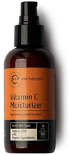 Load image into Gallery viewer, Eve Hansen Natural Vitamin C Face Moisturizer | 4oz Anti Aging Moisturizer with Vitamin B, Green Tea, Jojoba Oil | Anti Wrinkle Face Cream for Dark Spots, Improved Elasticity, Fine Lines, Firmer Skin