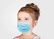 Load image into Gallery viewer, Kid's 3-PLY Disposable Face Mask, Perfect Fit For Small Face, Soft Skin Layer - 50 Pack