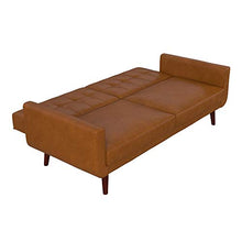 Load image into Gallery viewer, Better Homes & Gardens Nola Sofa Bed (Camel Faux Leather)