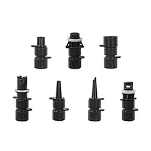 Load image into Gallery viewer, NIXY SUP Pump, Electric Air Pump for Inflatable Stand Up Paddle Boards 1 to 20PSI High Pressure, 12V Dual Stage & Auto-Off Function - 7 Nozzles Great for Inflatable SUP, Kayaks, Boats & Rafts