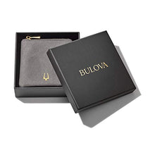 Load image into Gallery viewer, Bulova Mens Precisionist Black-ion Plated Stainless Steel Pendant Necklace with Brown Diamond Accent (Model J98N004)
