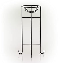 Load image into Gallery viewer, Alpine Corporation 24" Tall Indoor/Outdoor Metal Gazing Globe Display Stand
