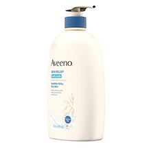 Load image into Gallery viewer, Aveeno Skin Relief Fragrance-Free Body Wash with Oat to Soothe Dry Itchy Skin, Gentle, Soap-Free & Dye-Free for Sensitive Skin, 33 fl. oz