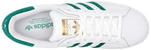 Load image into Gallery viewer, adidas Originals Men's Superstar Sneaker, White/White/Gold Metallic, 7