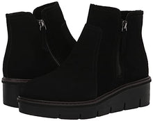 Load image into Gallery viewer, Clarks Women's Airabell Zip Ankle Boot, Black Suede, 12 Medium