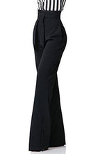 Load image into Gallery viewer, Women's High Waisted Pants Plain Slim Straight Wide Leg Pants Trousers with Belt