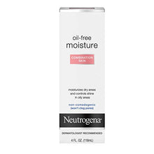 Load image into Gallery viewer, Neutrogena Oil Free Moisture Glycerin Face Moisturizer & Neck Cream for Combination Skin, Lightweight, Oil Absorbing Facial Moisturizer Lotion for a Soft Natural Matte, 4 fl. oz
