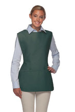Load image into Gallery viewer, DayStar Apparel 2-Pocket Unisex Cobbler Apron with Side Ties and Deep Pockets - Style 400 (Small, Hunter)