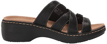 Load image into Gallery viewer, Clarks Women's Merliah Karli Sandal, Black Leather, 8