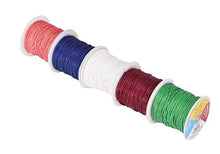Load image into Gallery viewer, Mandala Crafts 1mm 109 Yards Jewelry Making Beading Crafting Macramé Waxed Cotton Cord Thread (Lilac)
