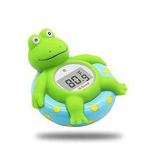 Load image into Gallery viewer, Doli Yearning Baby Bath Thermometer with Room Temperature| Fahrenheit and Celsius|Frog Lovely Shape|Kids' Bathroom Safety Products| Bath Toys…