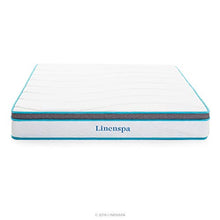 Load image into Gallery viewer, Linenspa 12 Inch Memory Hybrid Plush-Individually Encased Coils-Edge Support-Quilted Foam Cover Mattress, Twin, White