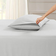 Load image into Gallery viewer, 7 Piece Split King Sheets - Bed Sheets Split King Size – Bed Sheet Set Split King Size - 7 PC Sheets - Deep Pocket Sheets Microfiber Bedding Sets Hypoallergenic Sheets - Split King - Silver Light Gray