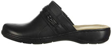 Load image into Gallery viewer, Clarks Women's Leisa Clover Clog, Black Leather, 90 M US