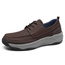 Load image into Gallery viewer, OTHUME Casual Boat Shoes for Men Comfortable, Mens Deck Shoes Penny Loafers & Slip-ons Sneakers XXDX002M-RH-US-TAUPE-9.5 Brown