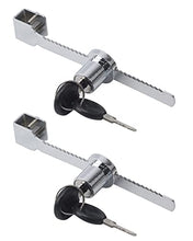 Load image into Gallery viewer, Showcase Window Key Lock, Cabinet & Furniture Locks,Showcase Lock Ratchet Lock , Sliding Glass Door Lock,Display Case Lock, Keyed Alike Showcase Display - 2 Pack