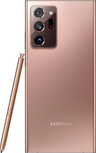 Load image into Gallery viewer, Samsung Galaxy Note20 5G Android Cell Phone | US Version | 128GB of Storage | Mobile Gaming Smartphone | Long-Lasting Battery | Mystic Bronze for Verizon (Renewed)