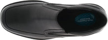 Load image into Gallery viewer, Hush Puppies mens Leverage loafers shoes, Black Leather, 10.5 US