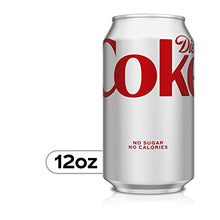 Load image into Gallery viewer, Diet Coke, 12 fl oz, 24 Pack (Package May Vary)