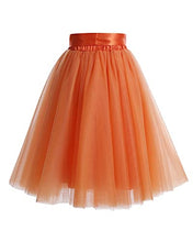 Load image into Gallery viewer, DRESSTELLS Tutus for Women Tulle Skirt Knee Length Girls Tutu Skirt for Evening Party Homecoming Gown Prom Black L-XL